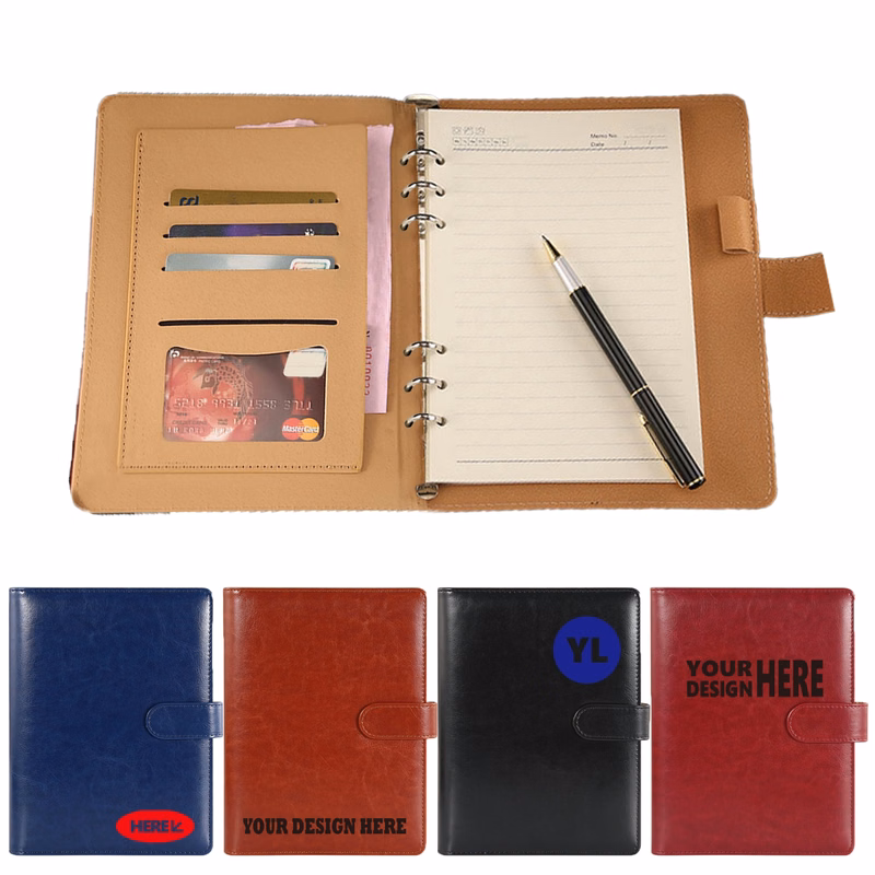 PU Leather A5 Binder Notebook