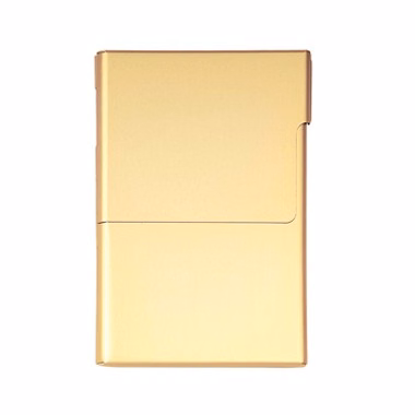 ALUMINUM CARD CASE W/ MIRROR