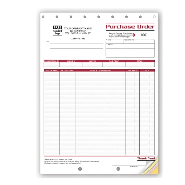 Purchase Orders, Large 1
