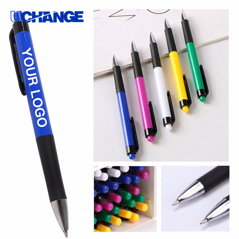 Plastic Plunger Ballpoint Pen