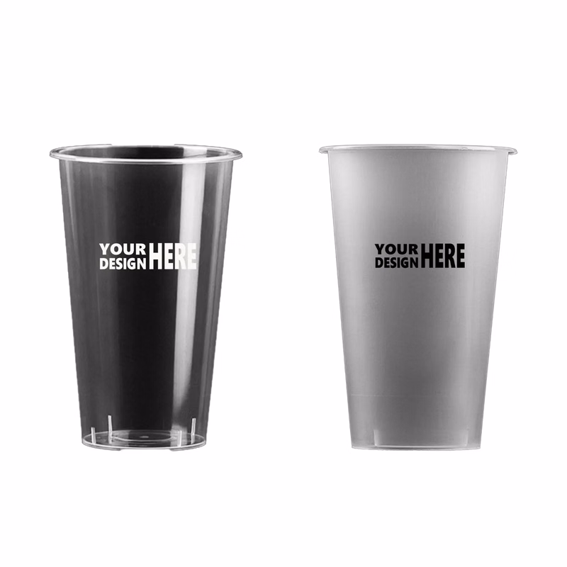 Clear Injection Molded Plastic Cups, 16.2oz