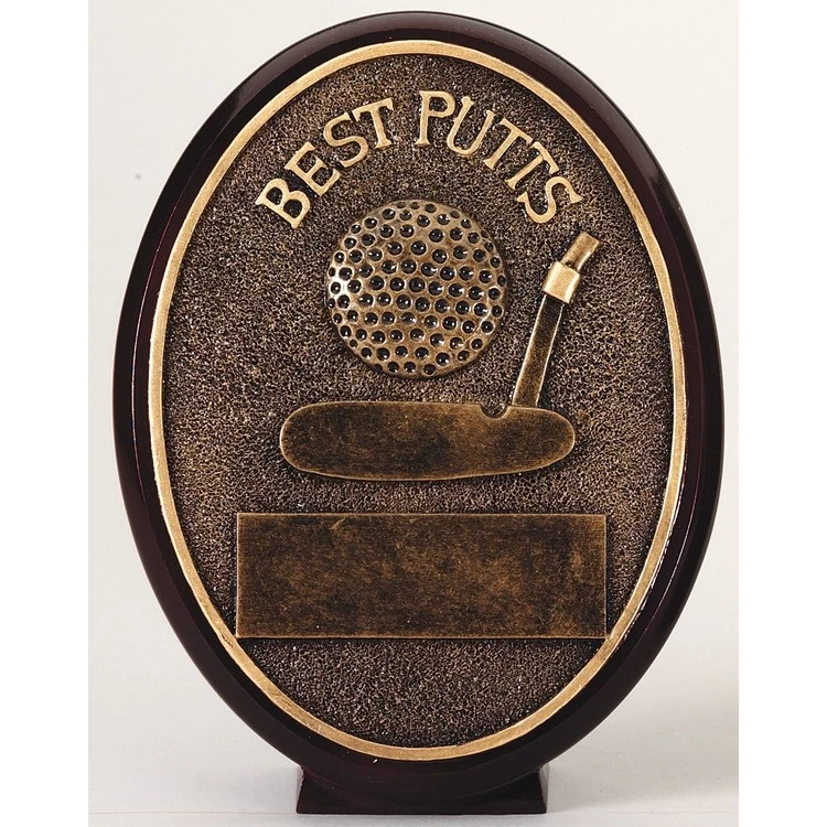 Best Putts - Resin Plate Golf Award 1