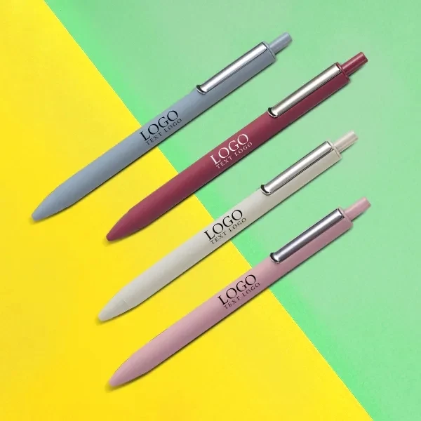 Click Gel Pen With Metal Clip 1