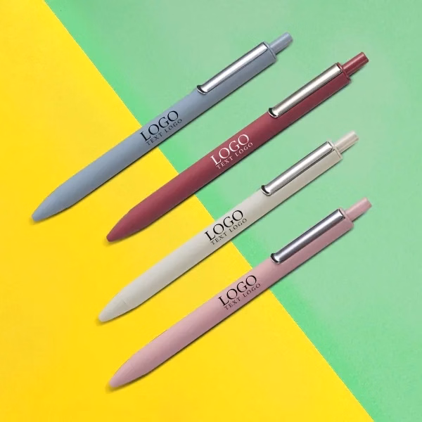 Click Gel Pen With Metal Clip