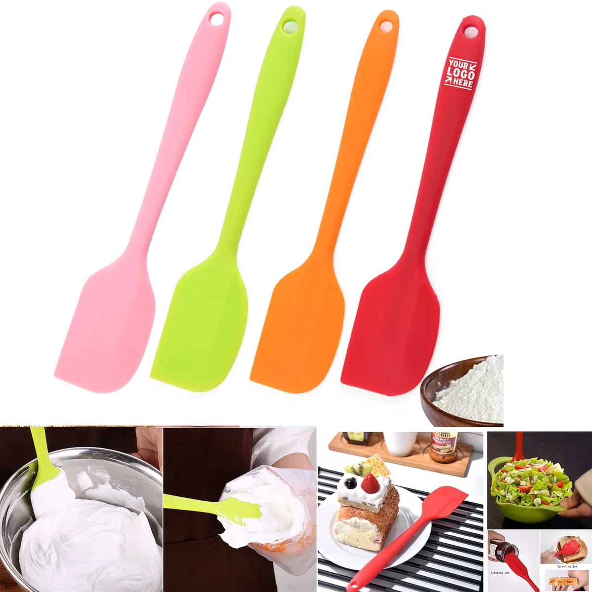 11 Inch Silicone Spatulas 1