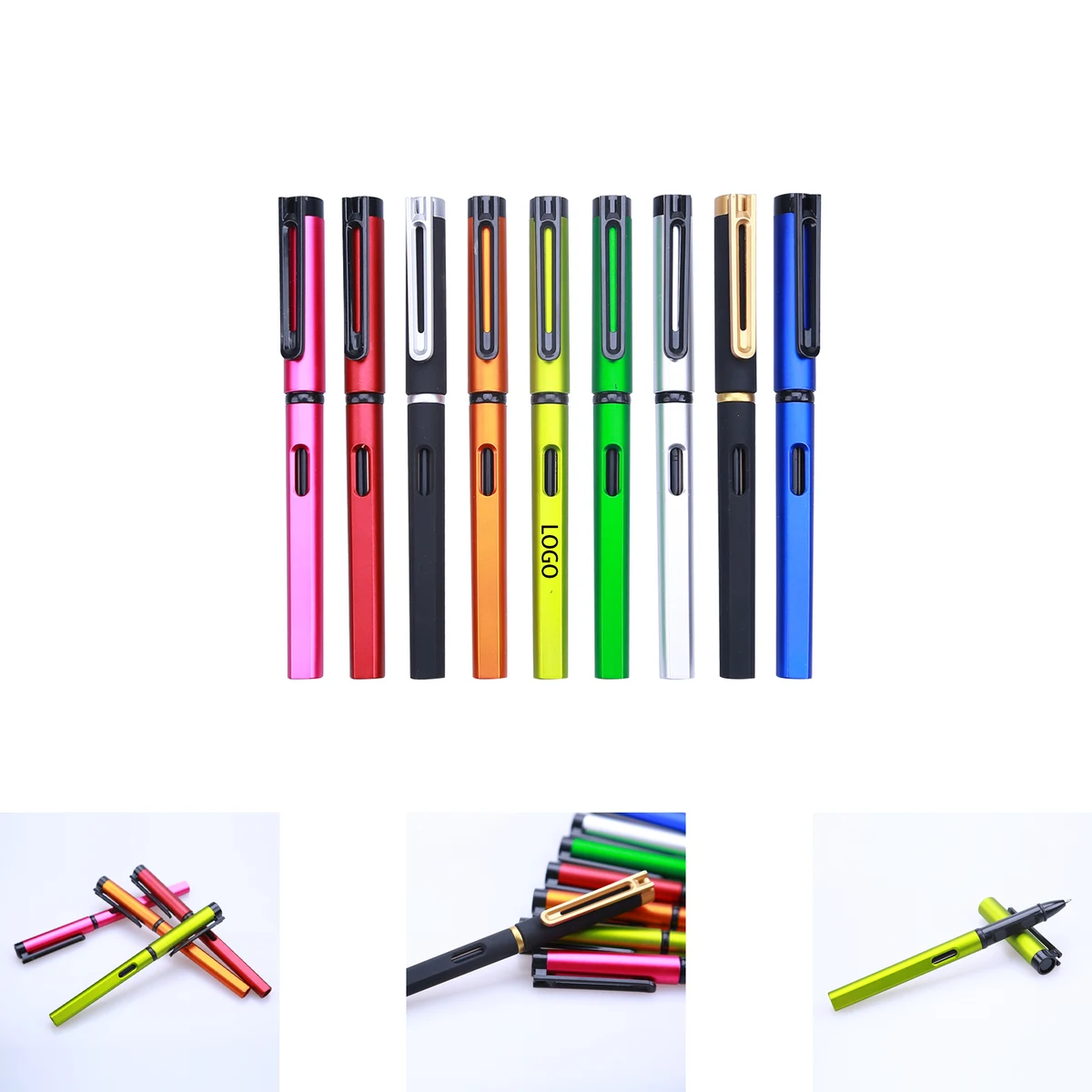 Custom Logo Office Gel Ink Pen 1