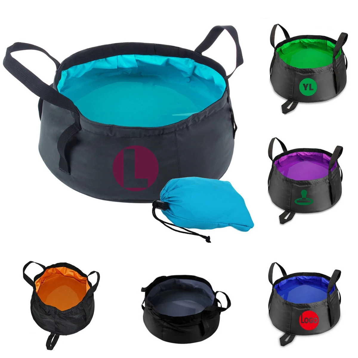 Portable Travel Wash Basin Bucket MOQ 20PCS 1
