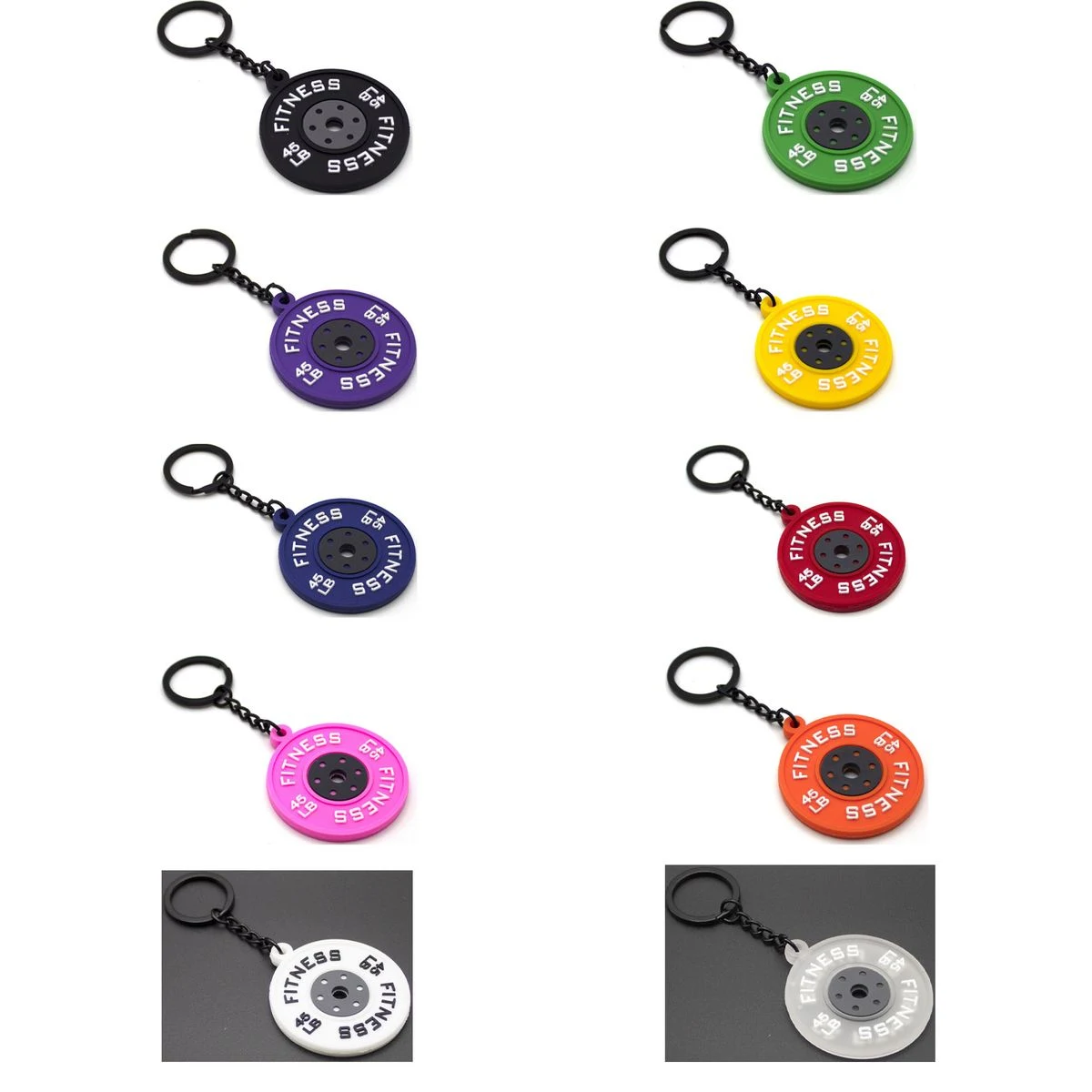 MOQ 100 Custom Rubber Keychain 1