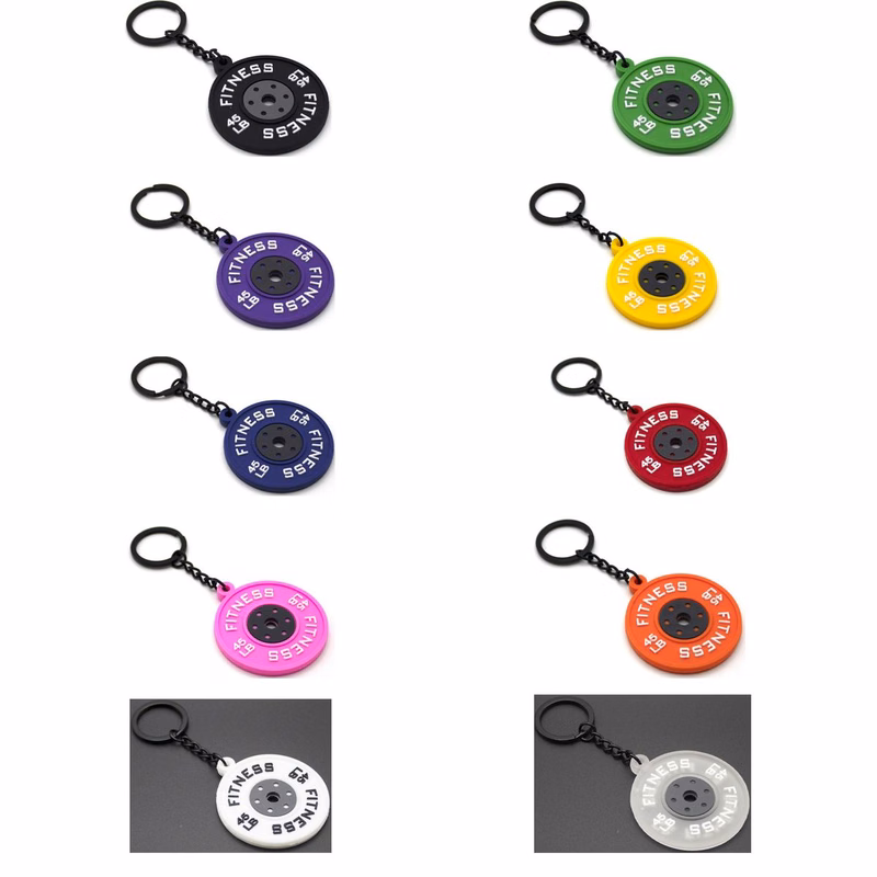 MOQ 100 Custom Rubber Keychain
