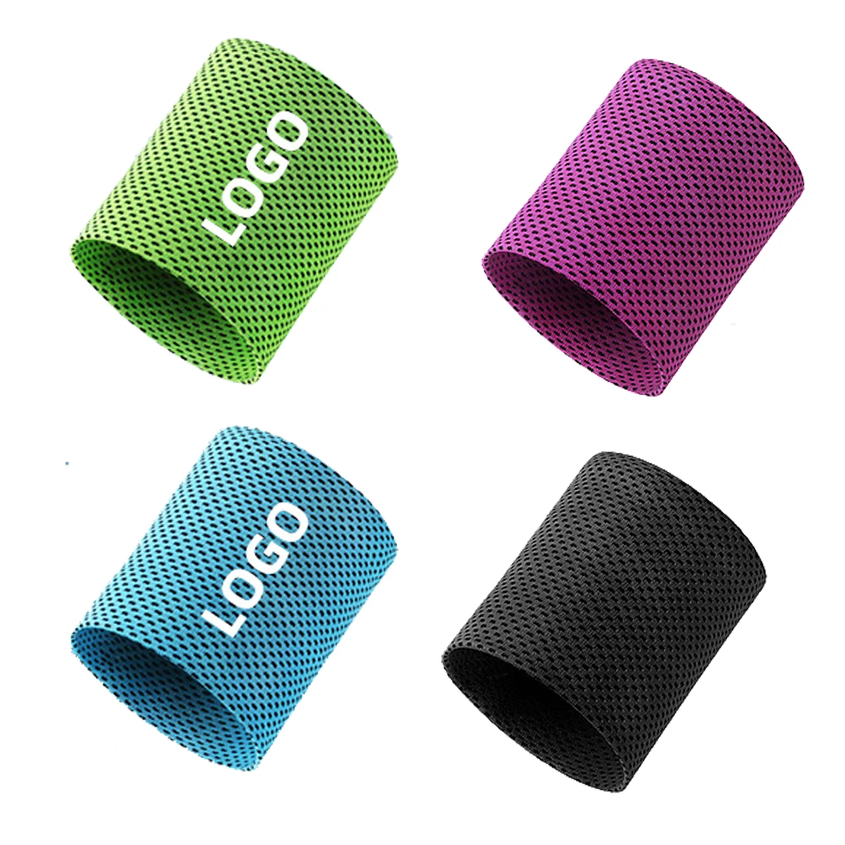 3.6"x3.9" Elastic Wrist Support Protect Cooling Wristbands 1
