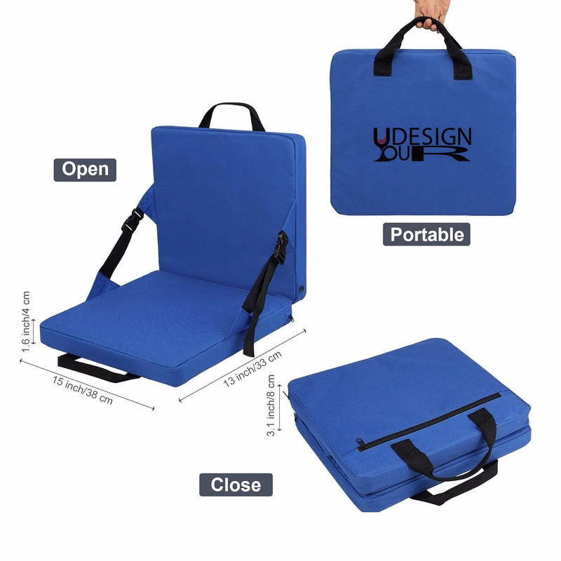 Portable Folding Outdoor Tote Cushion Multi-Functional Stadium Seat