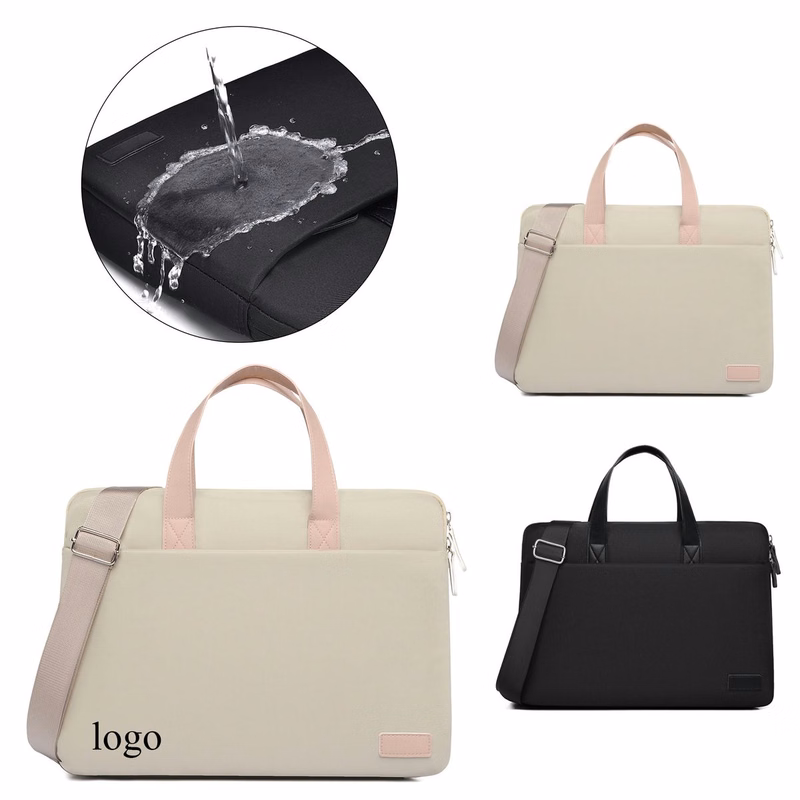 Contrast Handle Shockproof Office Laptop Hand Case