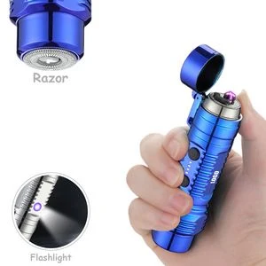 Razor Lighter Flashlight With Dual Electric Arc 1
