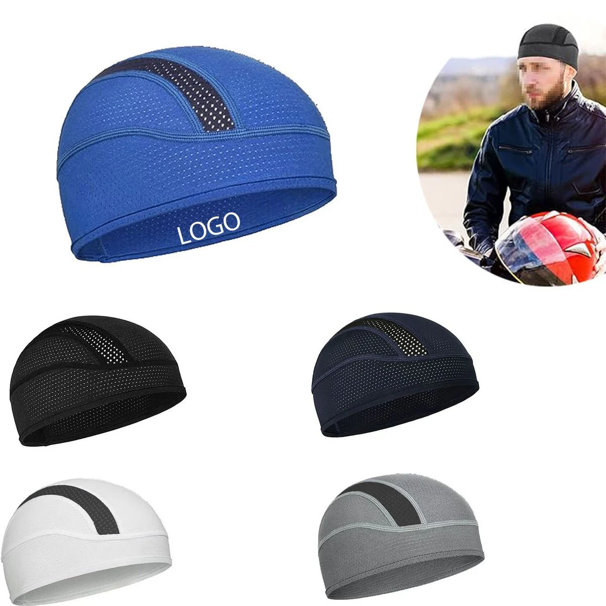 Breathable Cooling Skull Cap Beanie 1
