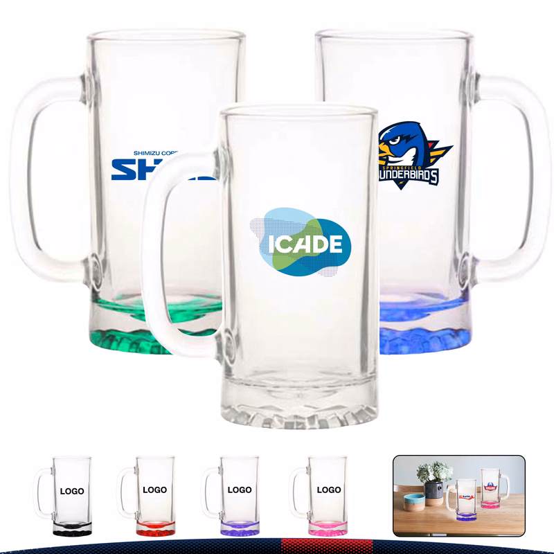 16 oz. Libbey Tankard Starburst Beer Mugs