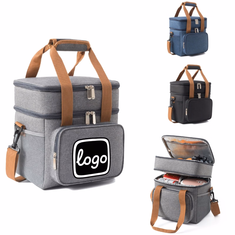 10L Double Layer Insulated Cooler Bag