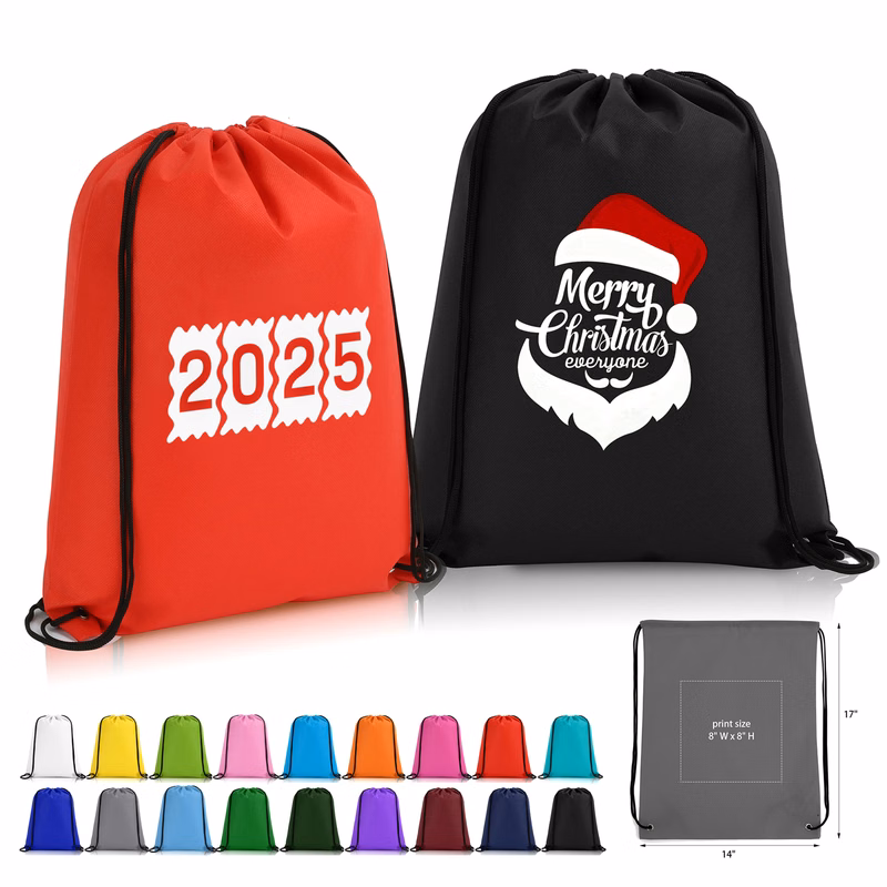 Non-Woven Custom Drawstring Backpack - 14" x 17"