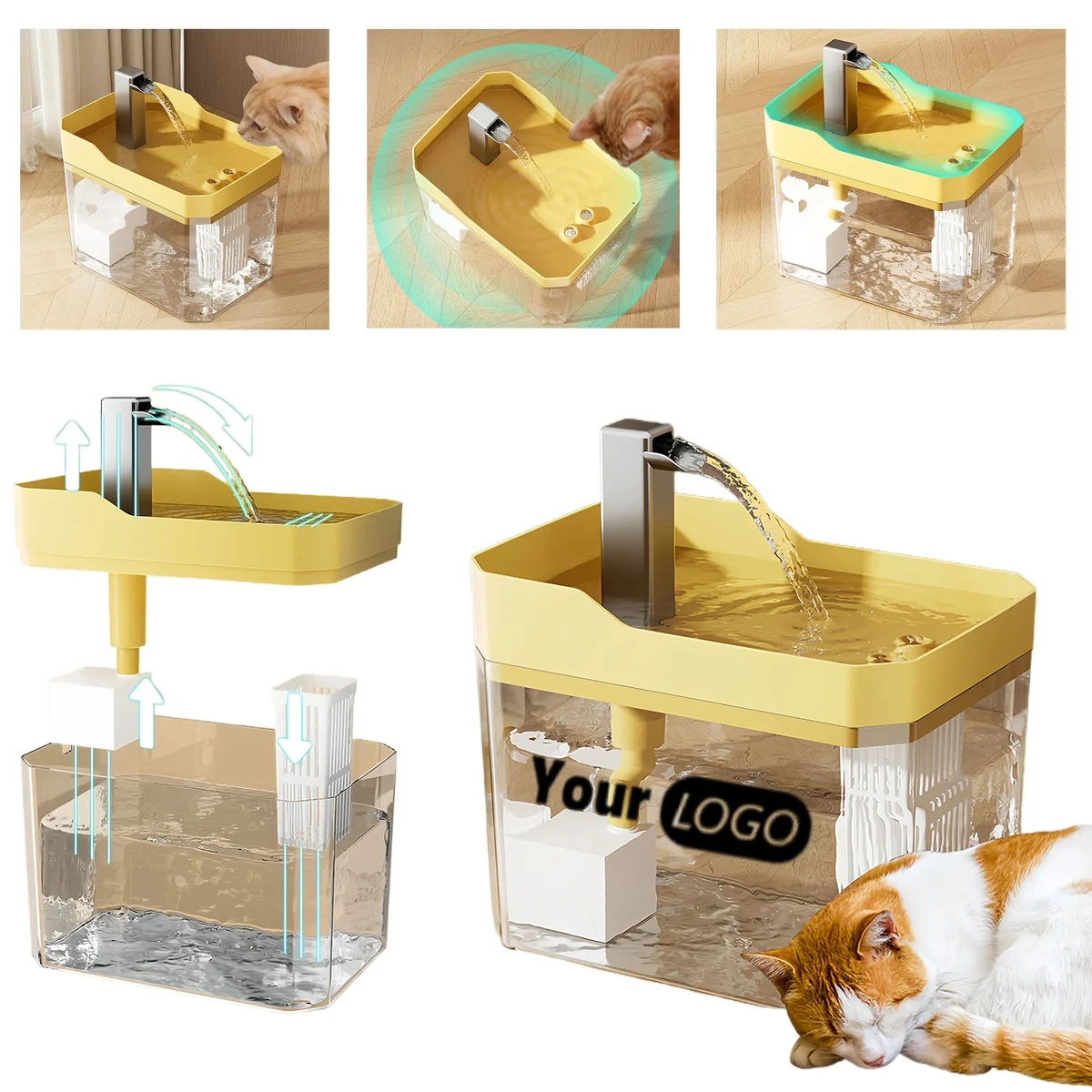 Smart Automatic Circulating Pet Water Fountain 1