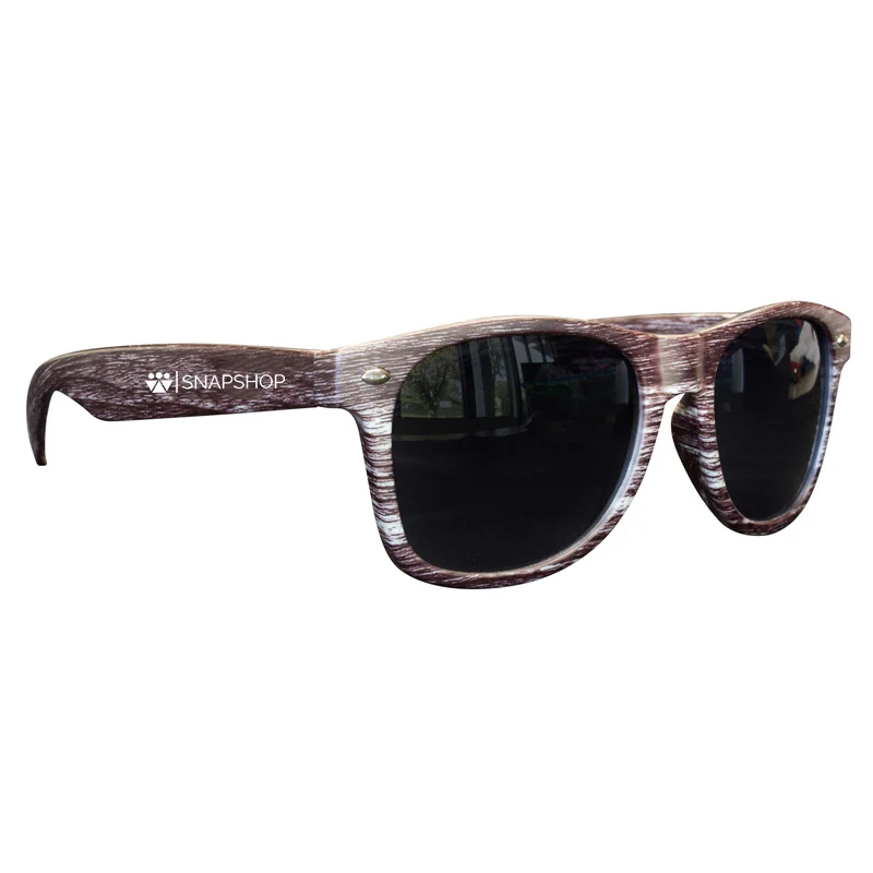 Dark Wood Tone Miami Sunglasses 1