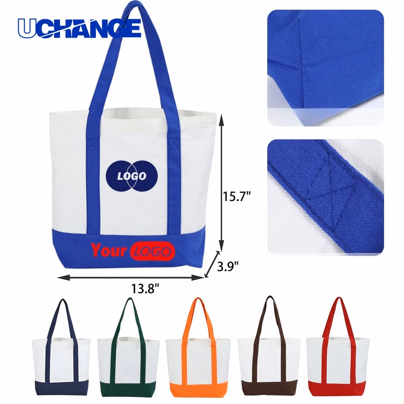 Durable Colorful Canvas Tote Bag
