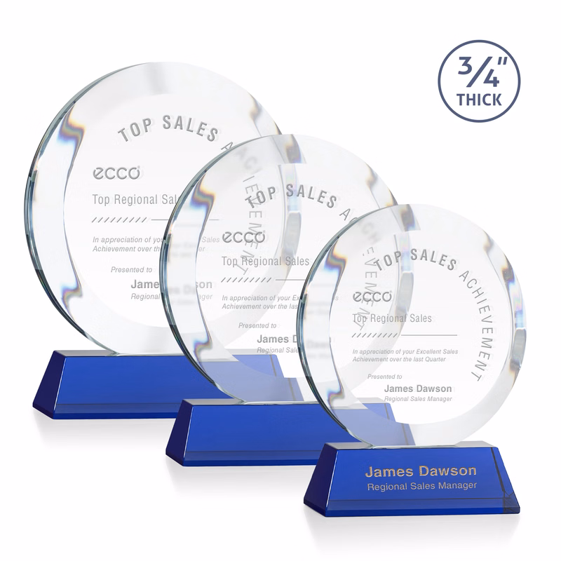 Gibralter Award on Newhaven Base - Blue