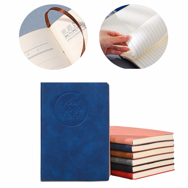MOQ:30pcs Softcover Notebook With Logo