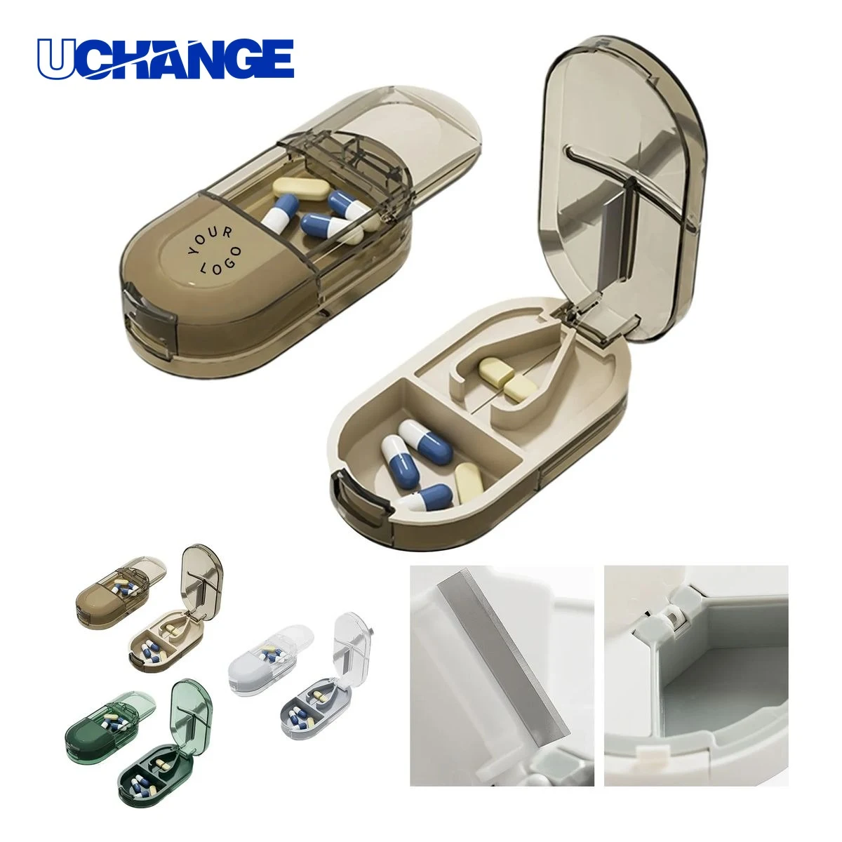 2 in 1 Pill Box Cutter Organizer Tool 1