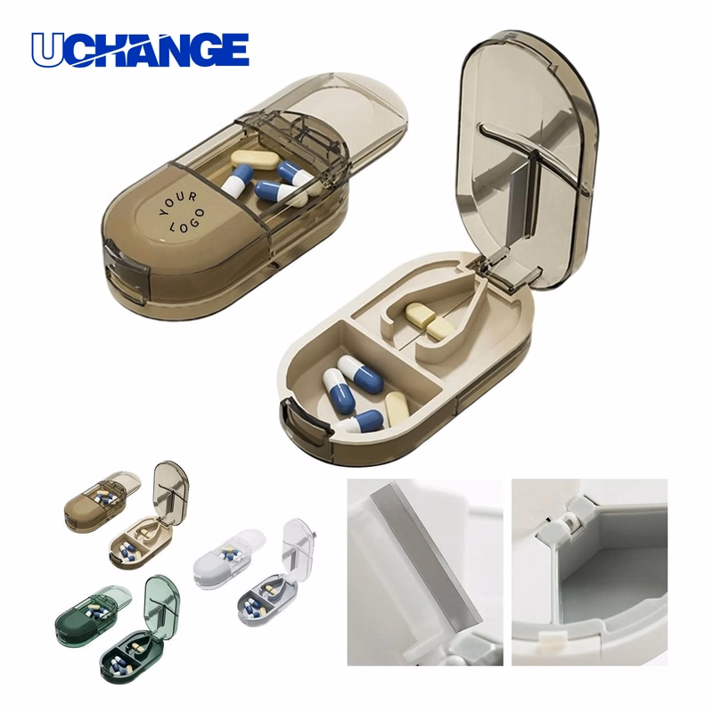 2 in 1 Pill Box Cutter Organizer Tool
