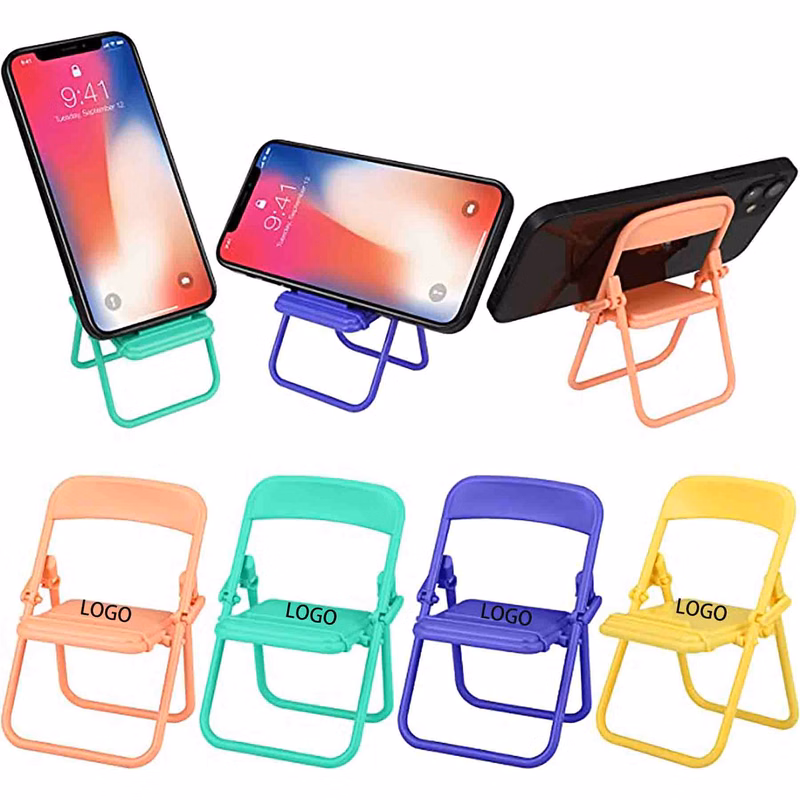 Mini Foldable Chair Phone Holder