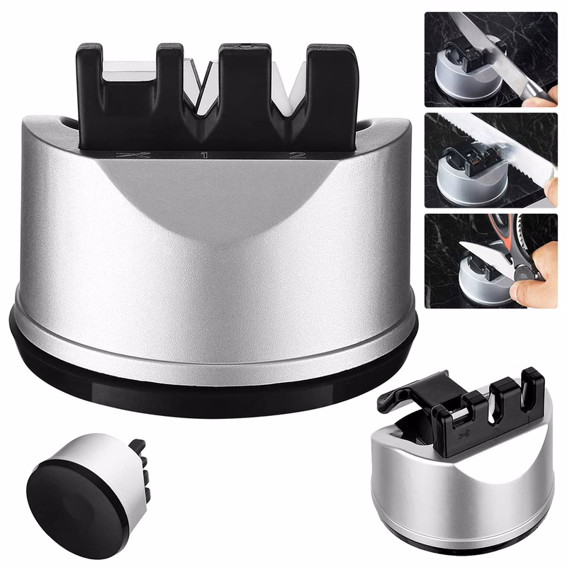 Pocket Kitchen Chef Knife Scissors Sharpener