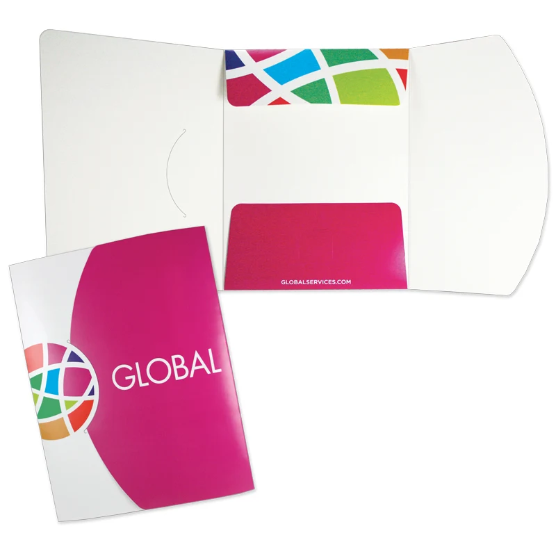 Three-Panel Unglued Presentation Folder with Closure Notch 1