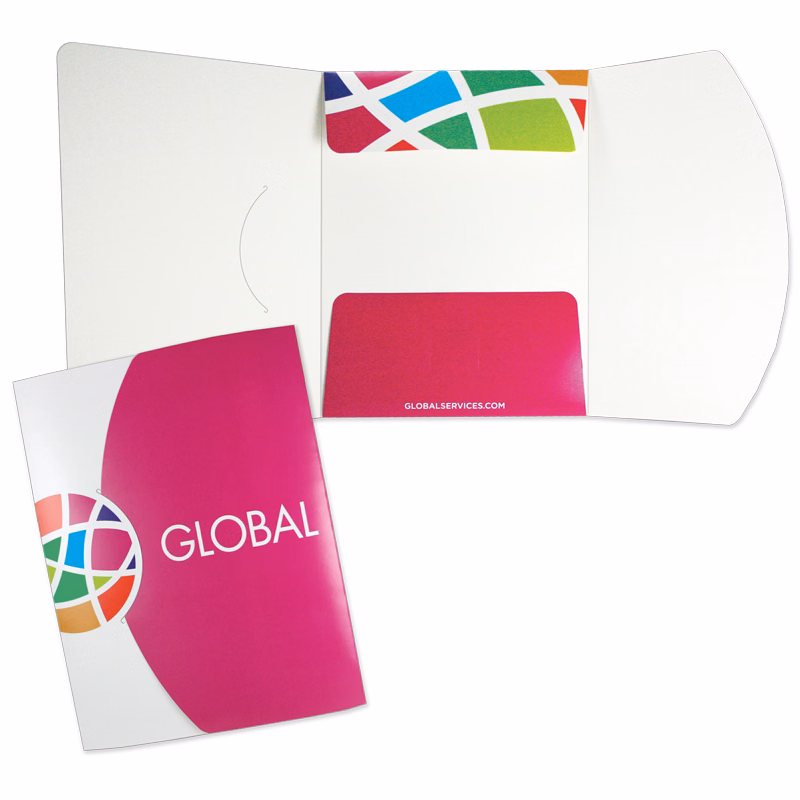 Three-Panel Unglued Presentation Folder with Closure Notch
