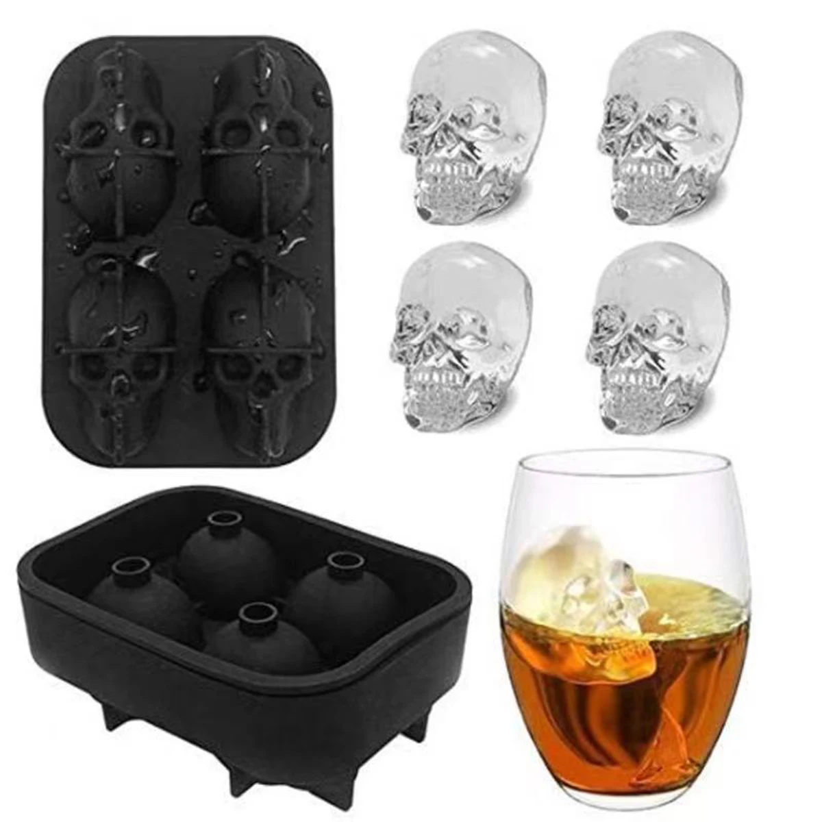 Summer Skull Ice Cube Tray 1
