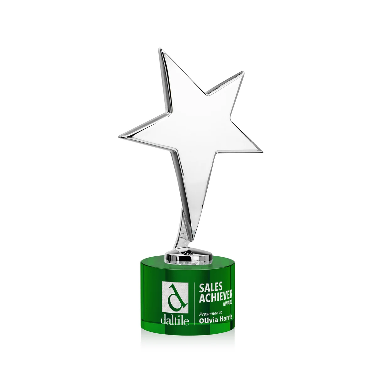 Tuscany Chrome Star on Marvel Base - Green 1