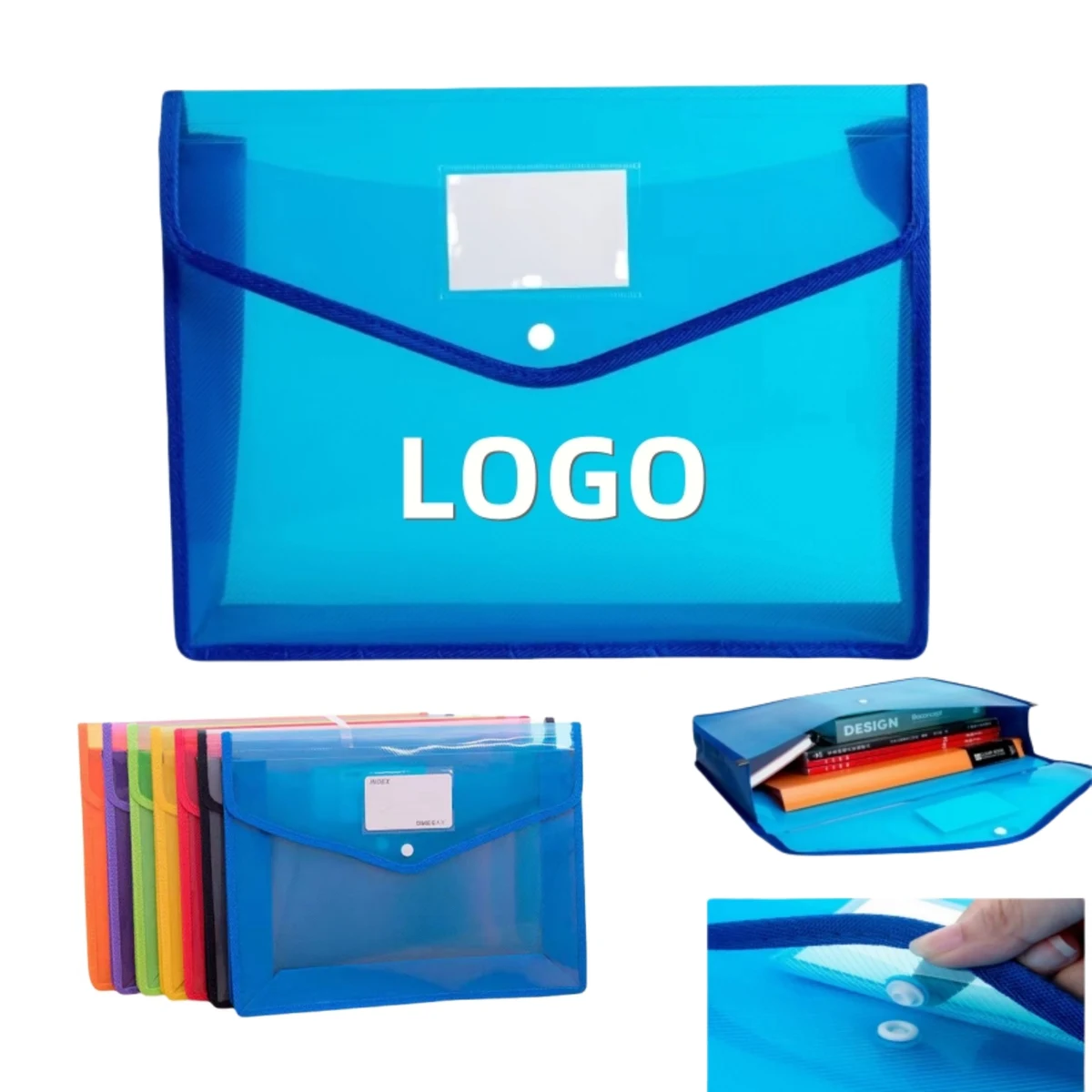 A4 Transparent PP File Bag 1
