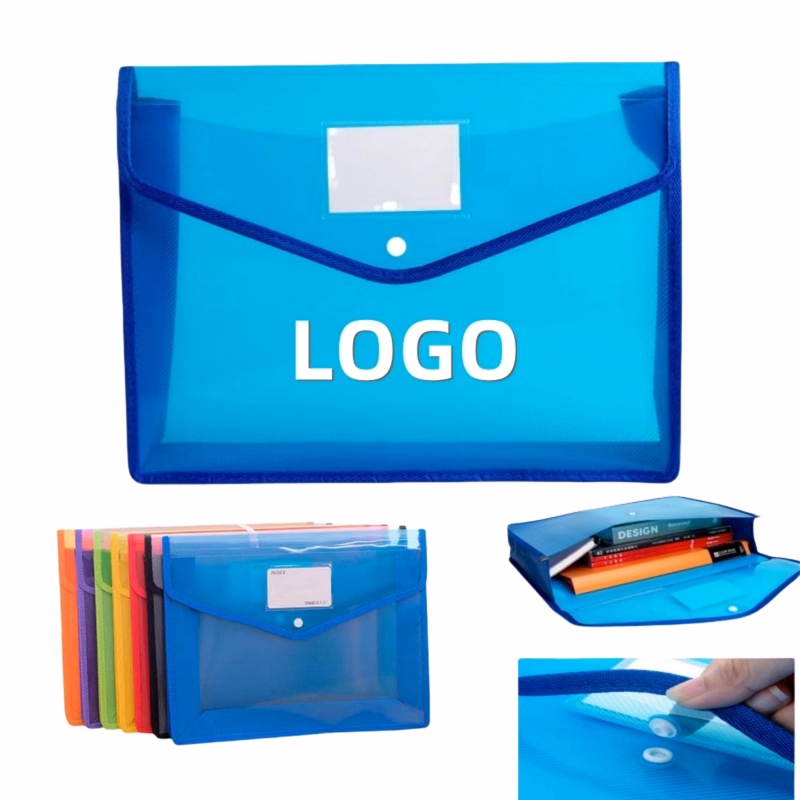 A4 Transparent PP File Bag