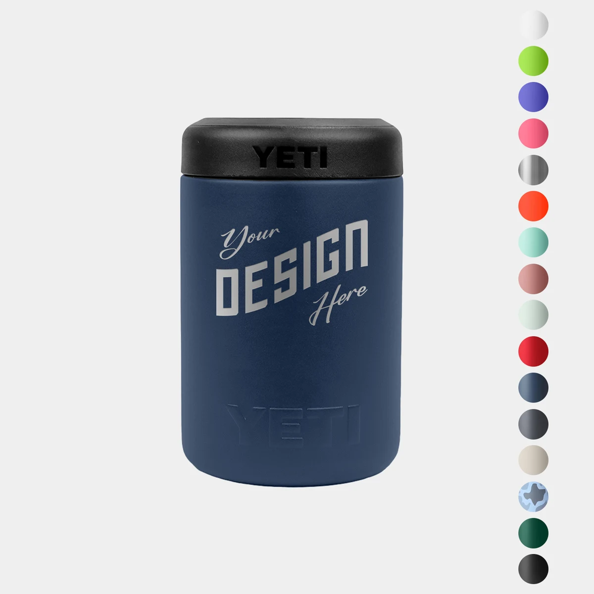 12 Oz YETI® Rambler Stainless Steel FrostGuard Can Cooler 1