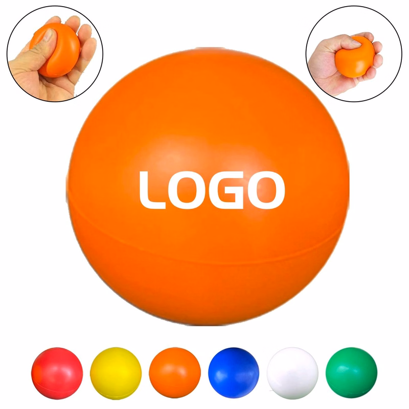 Classic Vibrant Foam Stress Toy With Custom Pad Print Logo