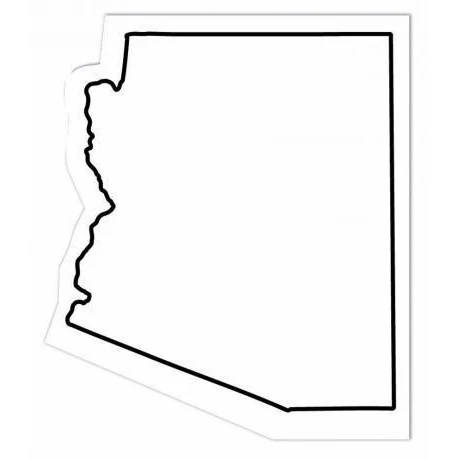 Arizona State Shape Magnet - Full Color 1