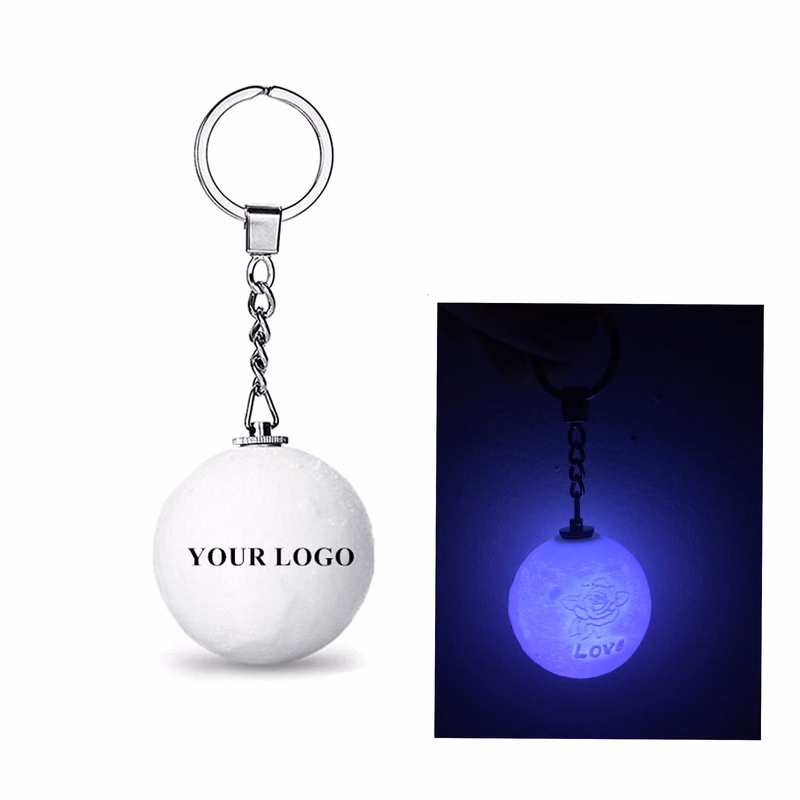 Moon Shape Keychain MOQ 50PCS