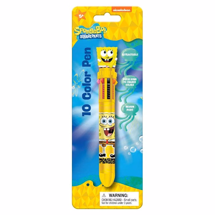 SpongeBob 10-Color Pens