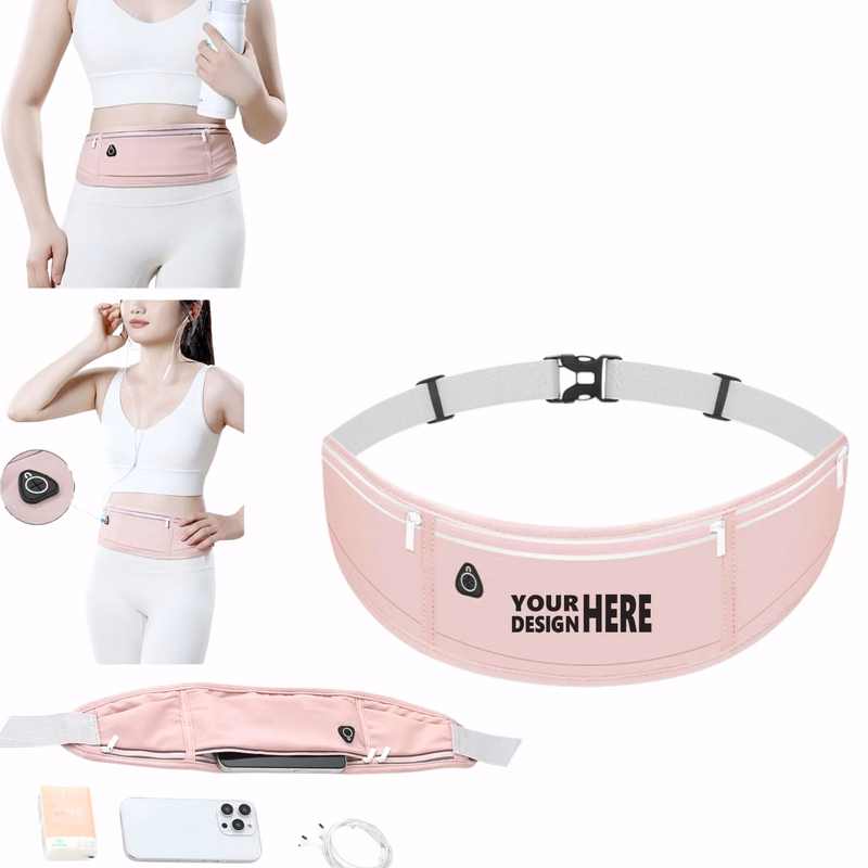 Women's Waterproof Running Waist Pack, Hiking Cycling Use