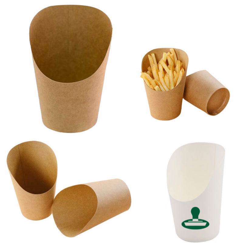 14Oz Kraft Paper French fry Boxes