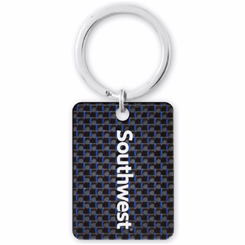 Rectangle - 1-3/4" X 1-1/4" -Pure Carbon Fiber