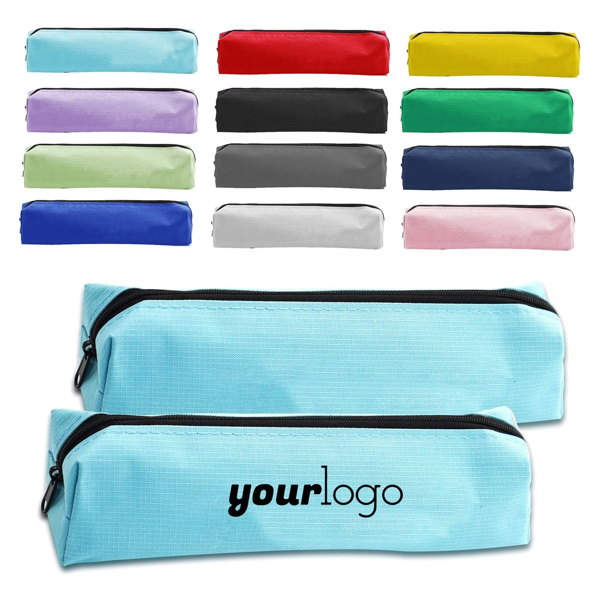 Compact Student Oxford Cloth Pencil Case for School Use 1