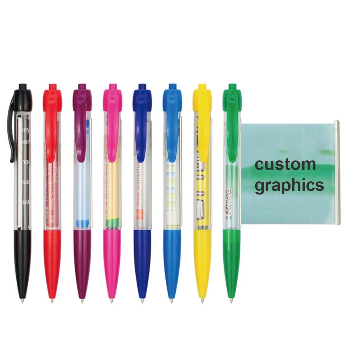 Banner Pen With Customized Graphics Printing 1