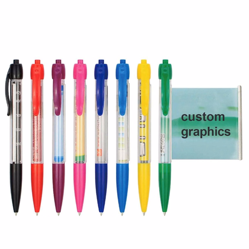 Banner Pen With Customized Graphics Printing