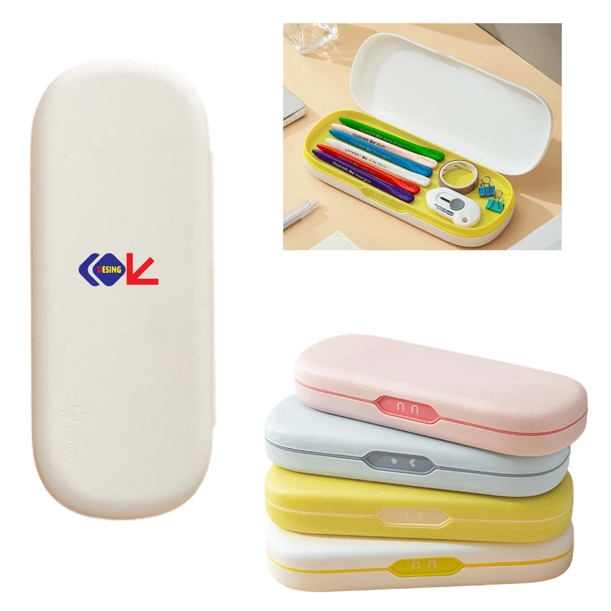 Macaron Plastic Pencil Case 1