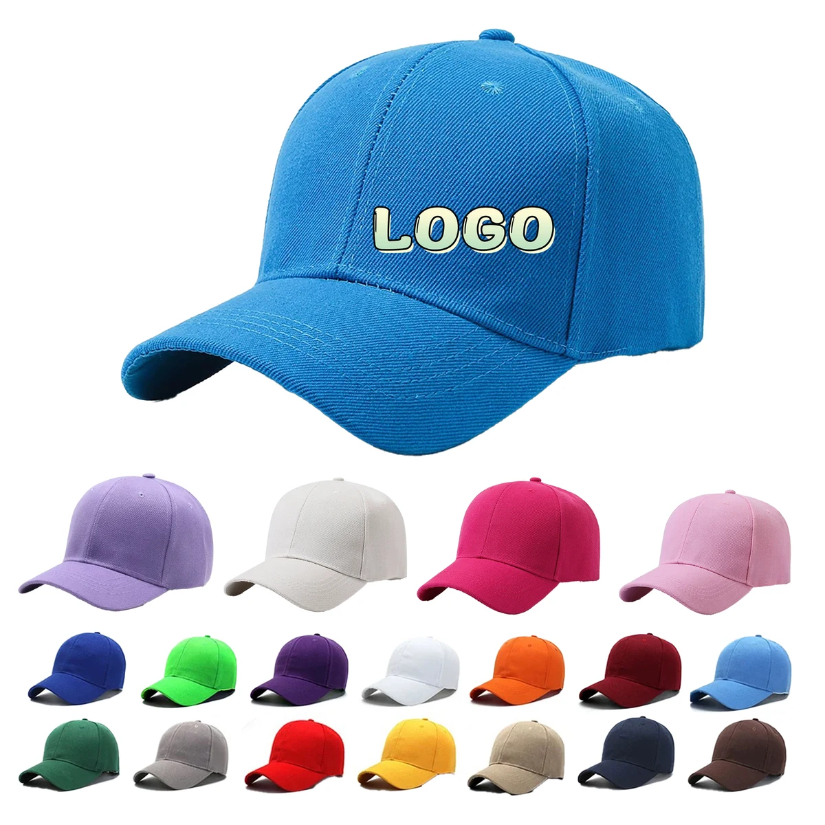 Classic Six Panel Cotton Baseball Cap 1