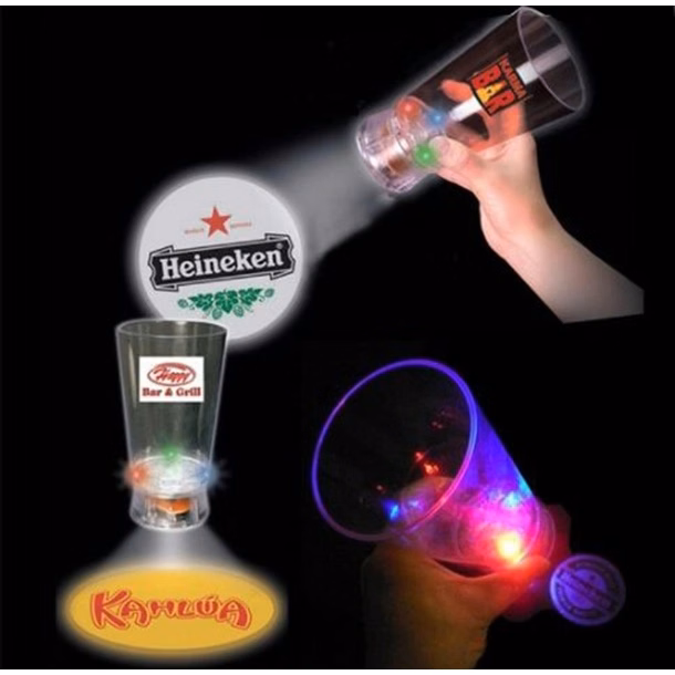 Bar LED Projector Light Up Colorful Cup